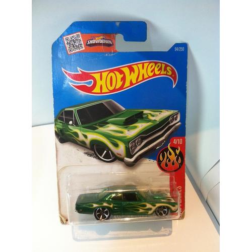 Jual Hot Wheels HW Flames Dodge Coronet SuperBee Green MATTEL Kota Tangerang