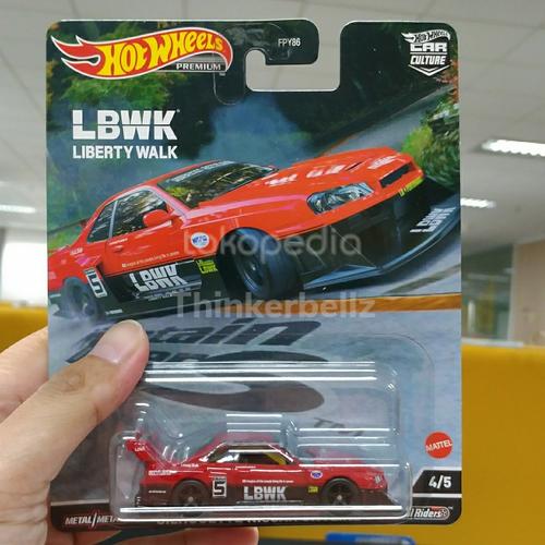 Jual Hot Wheels Car Culture LB ER 34 Super Silhouette Nissan Skyline LBWK Jakarta Pusat
