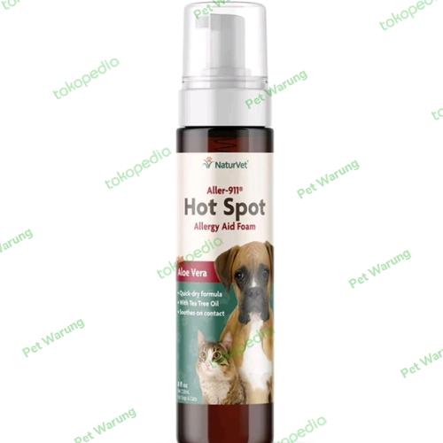Jual Naturvet Allergy Aid Foam Hot Spot Obat Gatal Jamur Anjing Kucing Jakarta Utara Pet
