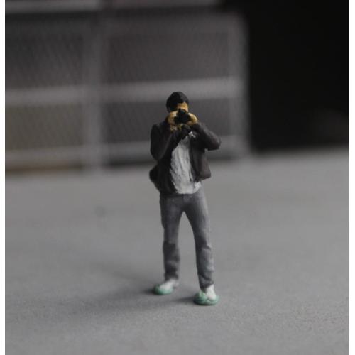 Jual Figure Fotografer Tipe Diorama Maket Miniatur Hot Wheels Unpainted Kota