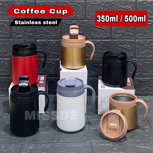Jual TUMBLER COFFEE CUP DOUBLE WALL STAINLESS STEEL ML TUMBLER COFFEE MUG HOT COOL