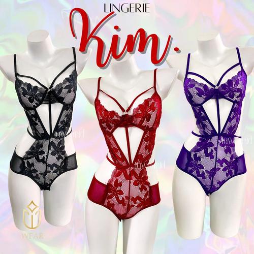 Promo LINGERIE KIM 2020 SEXY DRESS JUMPSUIT CANTIK Lingerie Bodysuit Hot Open Crotch Baju