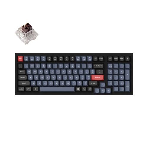 Promo Keychron K Pro Qmk Via Fully Assembled Hot Swappable Rgb Backlight Rgb Backlight A Red