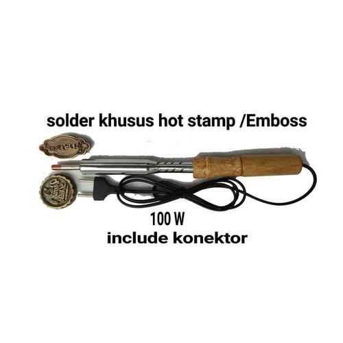 Jual Solder Emboss Hot Stamp W Leather Branding Cake Stamping Woodwork Kab Gresik