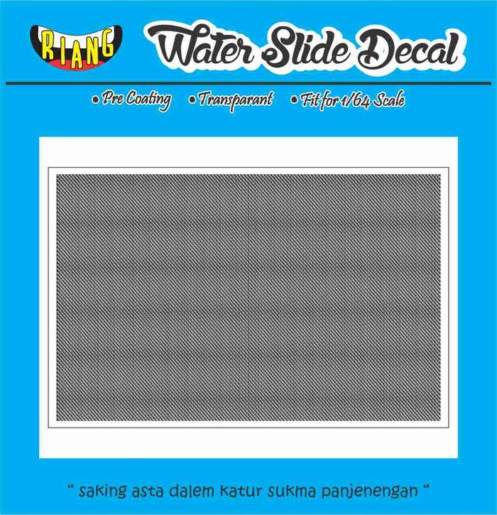 Jual Decal Waterslide Hot Wheels Universal Carbon Transparan Kota