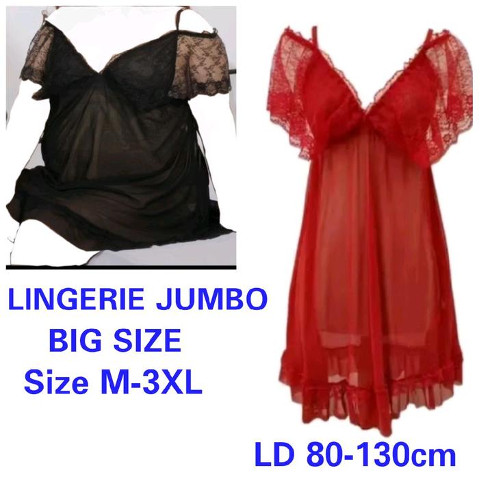 Promo Lingerie Jumbo Big Size Sabrina Style Model Batwing Kota Tangerang Starsungallery