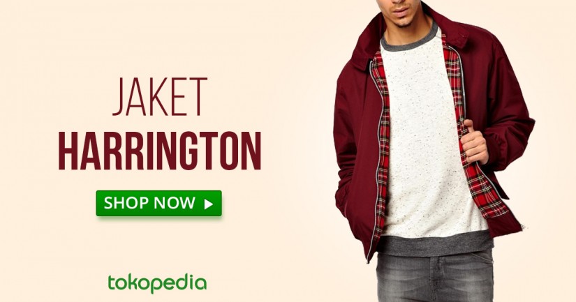 JUAL JAKET HARRINGTON