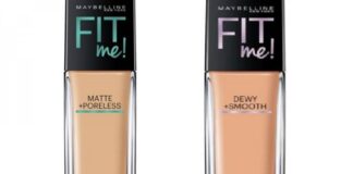 Review Maybelline Fit Me Foundation: Fit Me Dewy + Smooth & Fit Me Matte + Poreless