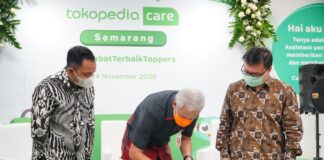Gubernur Jawa Tengah Resmikan Tokopedia Care Semarang