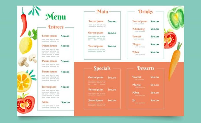 6 Ide Desain Menu Makanan yang Menarik Perhatian Pelanggan