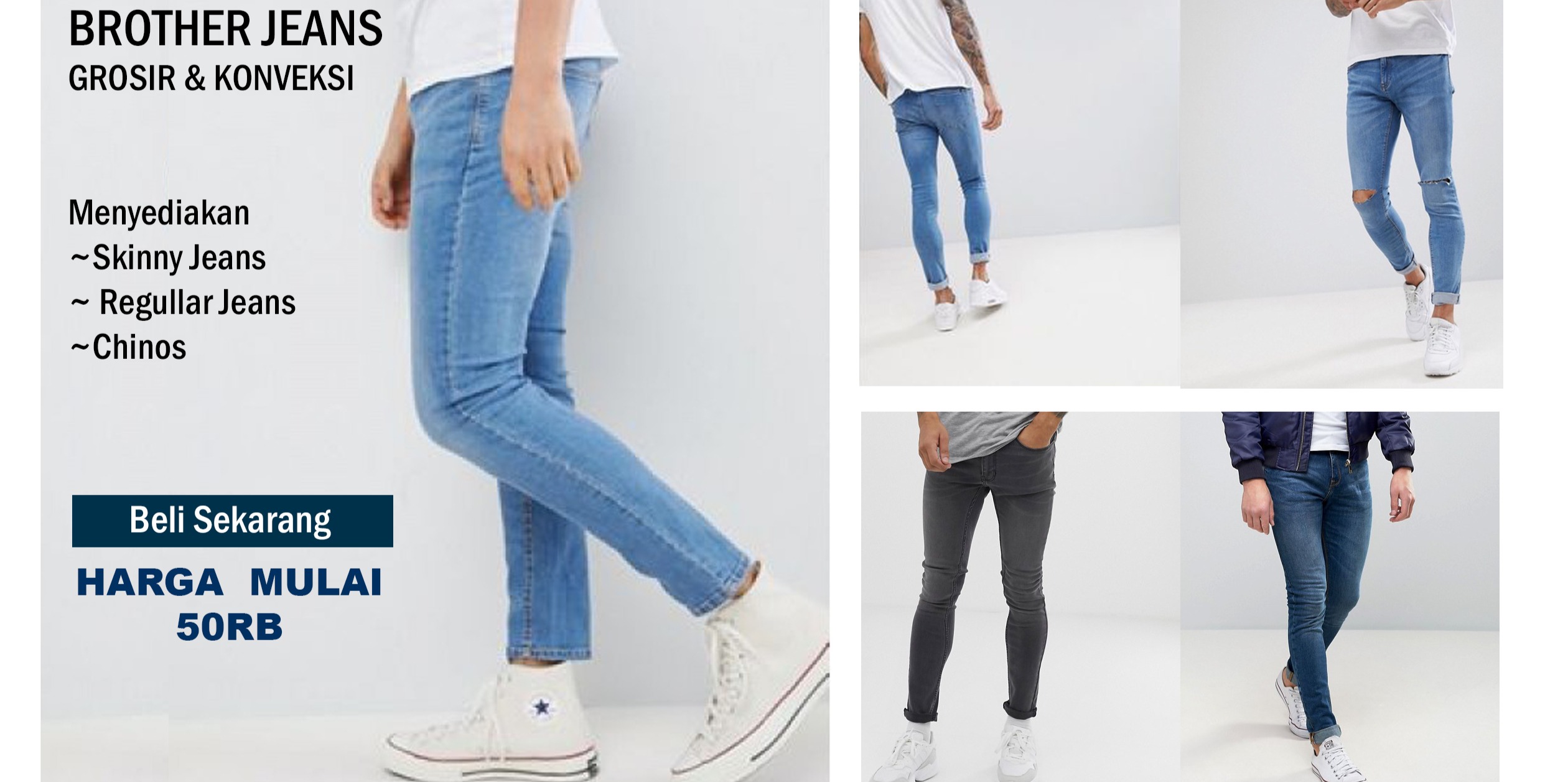 Toko BROTHER JEANS .CO Online - Produk Lengkap \u0026 Harga Terbaik | Tokopedia
