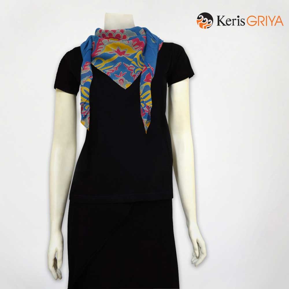 2 Batik Keris Polyester Syal