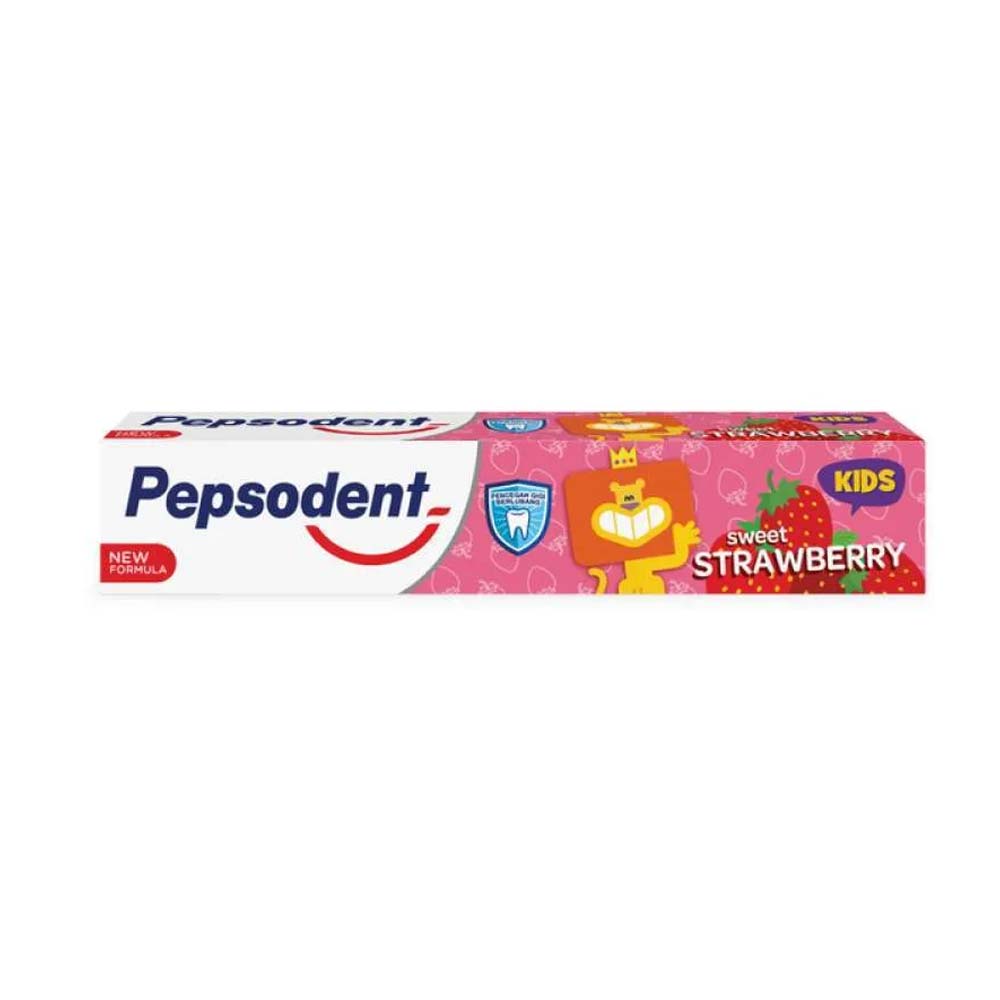 6 Pepsodent Kids Toothpaste Strawberry