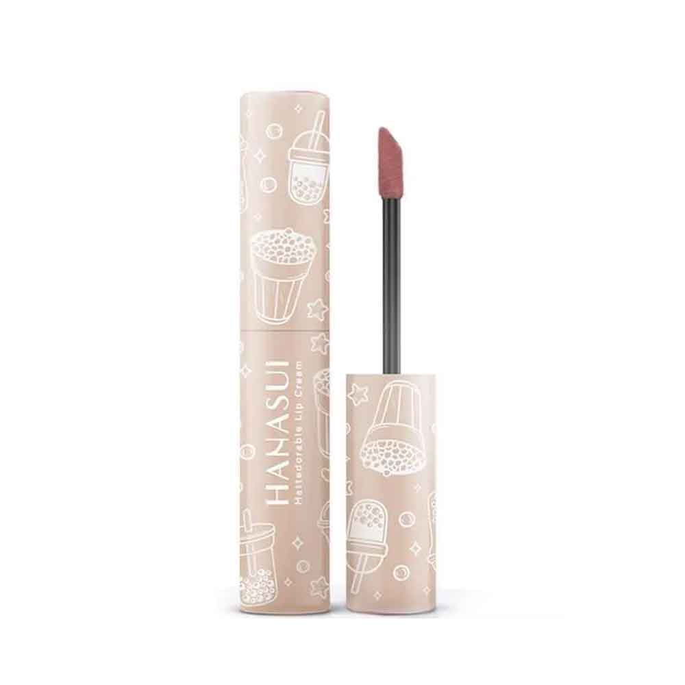 2 Hanasui Mattedorable Lip Cream Boba Edition