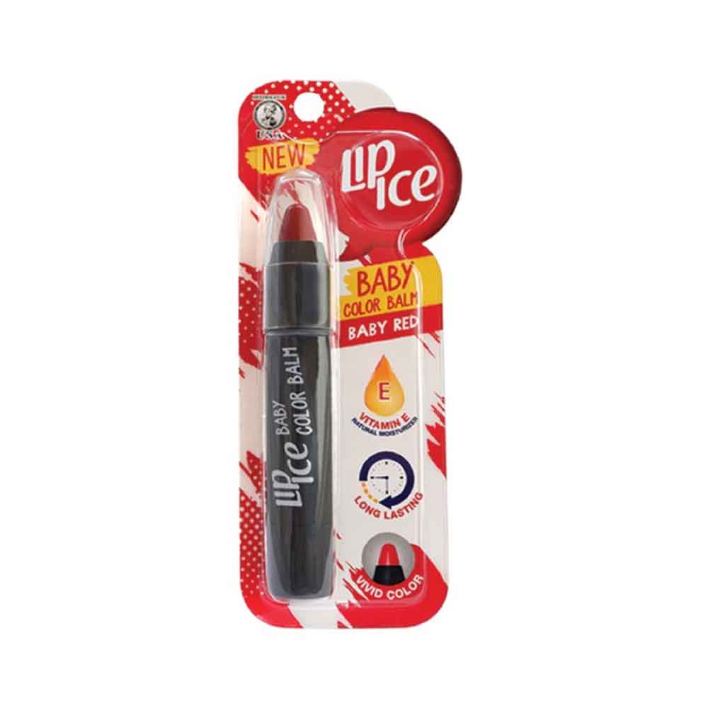 6 Lip Ice Baby Color Balm Baby Red