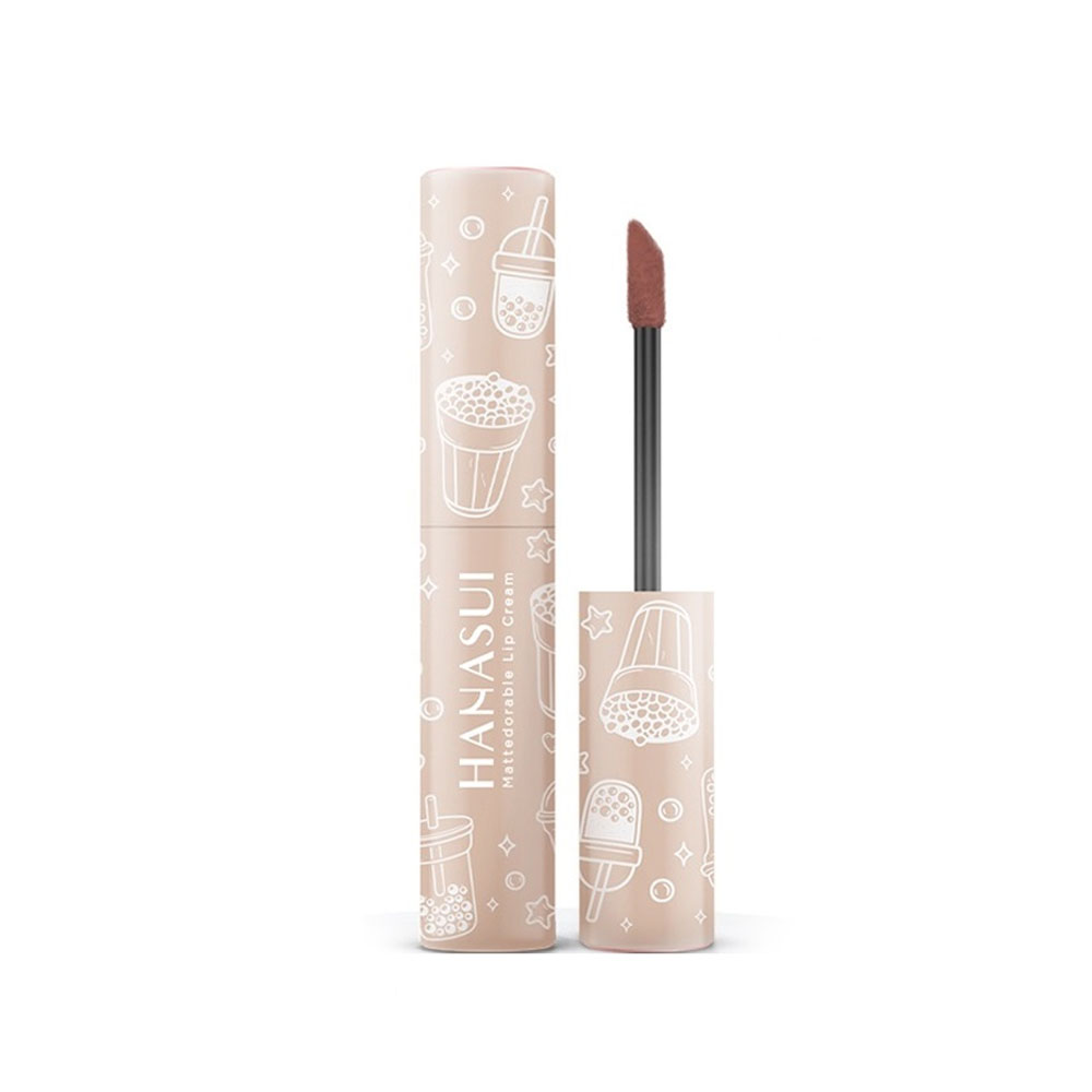 1 Hanasui Mattedorable Lip Cream Boba Edition