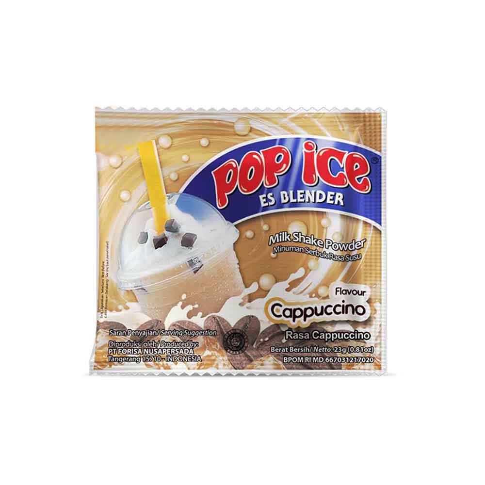5 Pop Ice Milk Shake Powder Cappucino