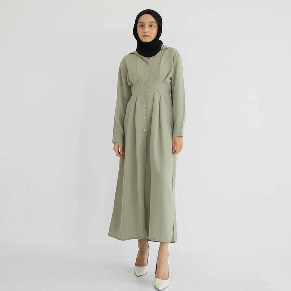 7 MSMO Isabelle Long Sleeve Maxi Dress