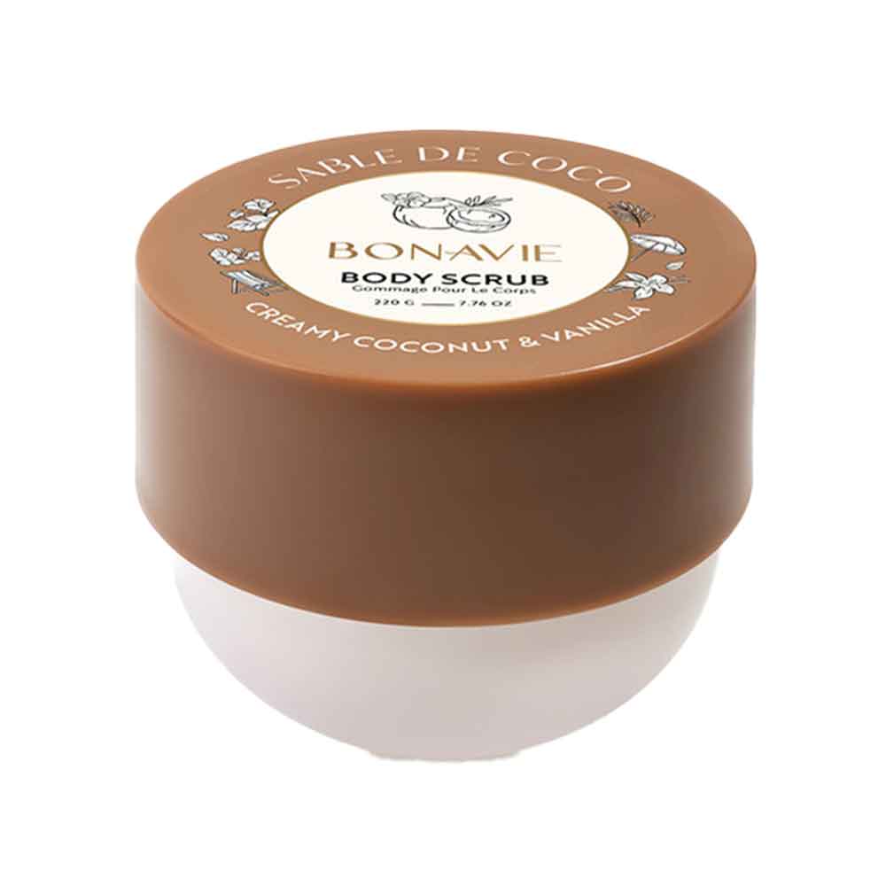 10 Bonavie Body Scrub Sable de Coco