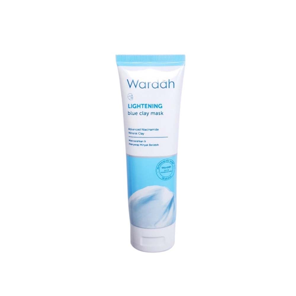 4 Wardah Lightening Blue Clay Mask