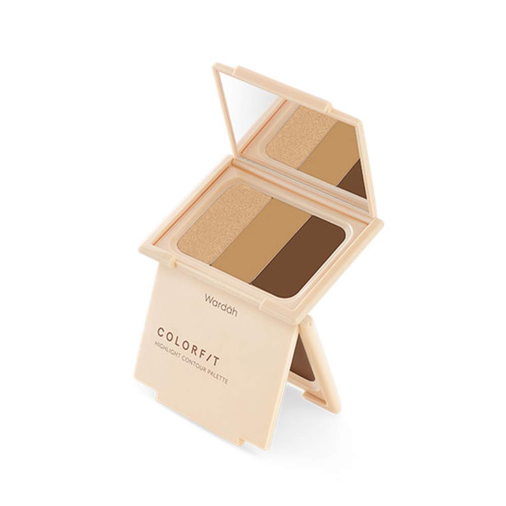 8 Wardah Colorfit Highlight Contour Palette