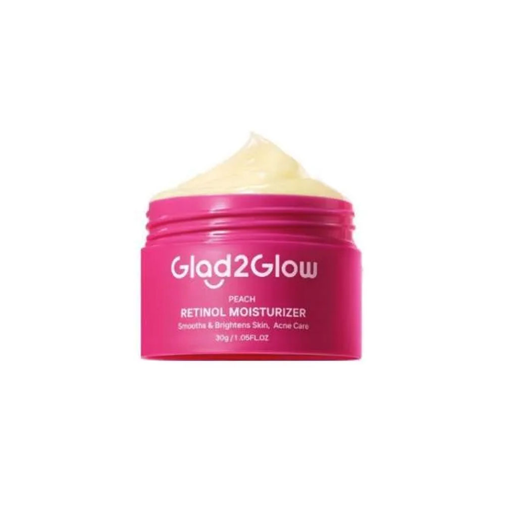 3 Glad2Glow Peach Retinol Moisturizer