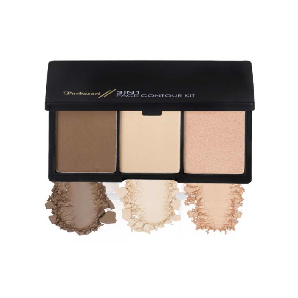 7 Purbasari 3-in-1 Face Contour Kit