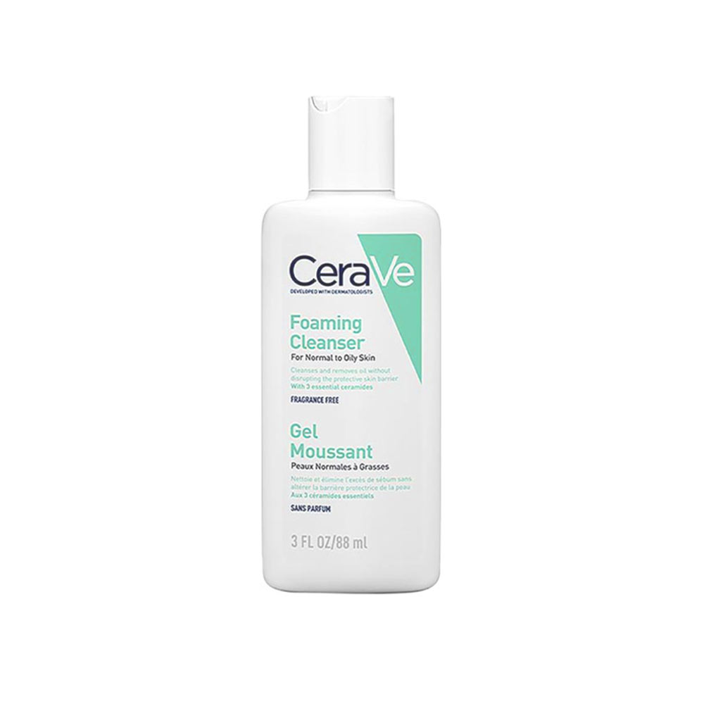 5 CeraVe Foaming Cleanser for Normal to Oily Skin