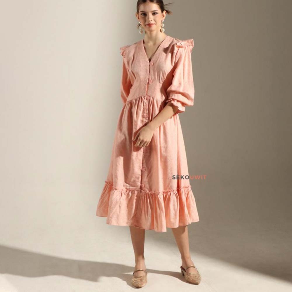 8 Dobby Midi Dress
