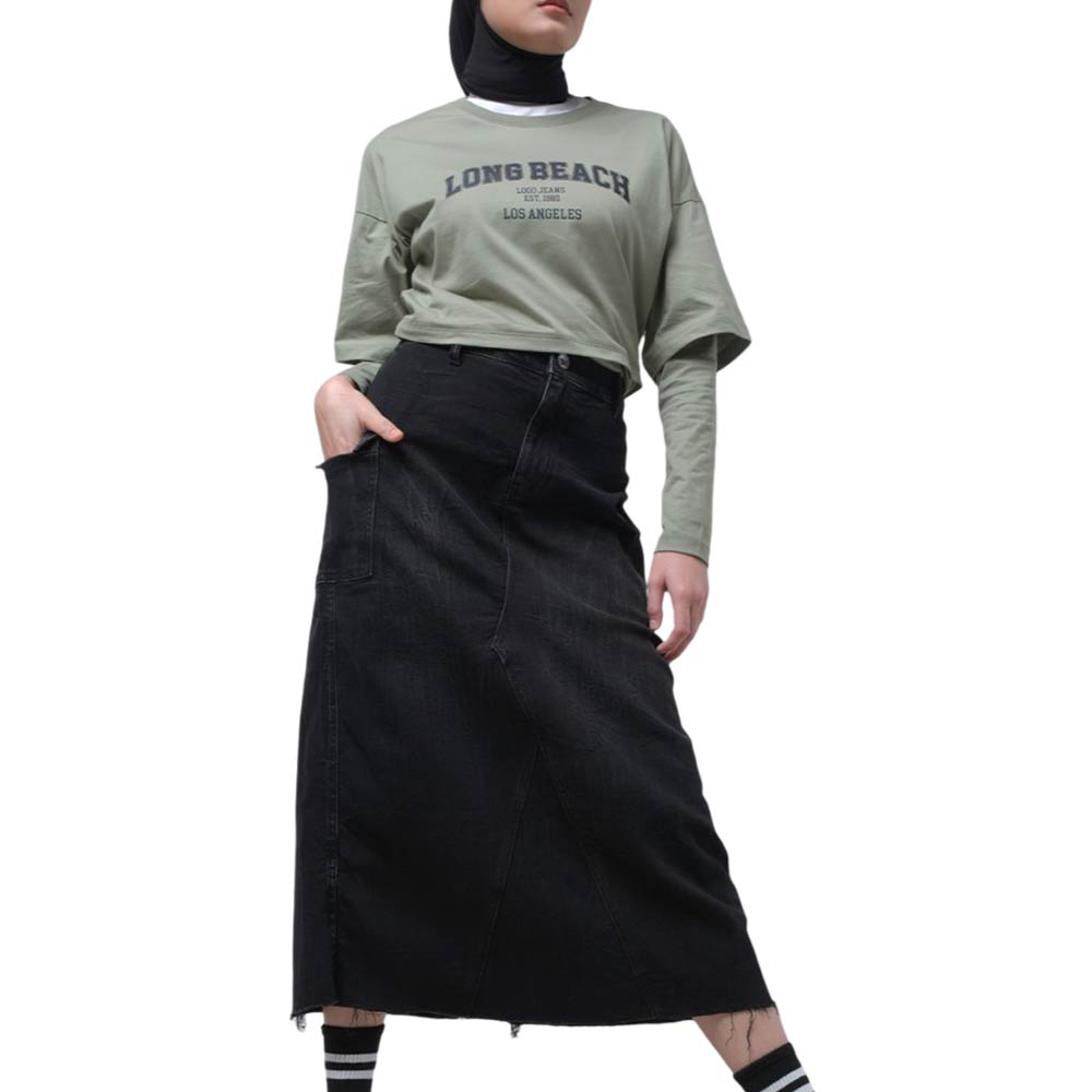 4 Rok Denim Midi