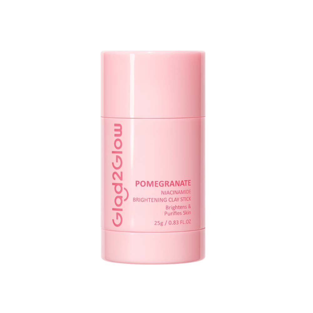 6 Glad2Glow Pomegrante Niacinamide Brightening Clay Stick