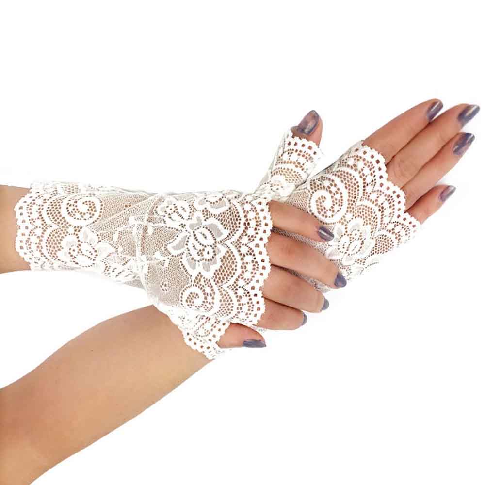 6 Sarung Tangan Lace Half Finger
