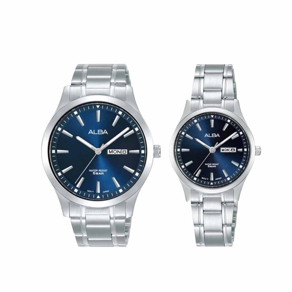 1 Jam Tangan Couple Alba AJ6155 dan AN8051