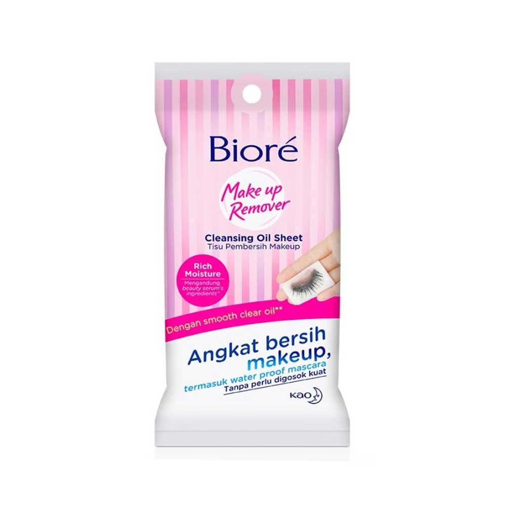 1 Biore Make Up Remover Cleansing Oil Sheet