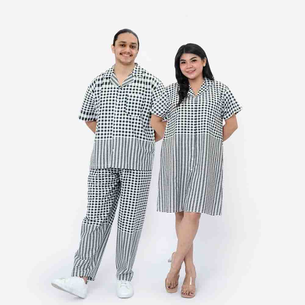3 Nyonya Piyama Katun Set Couple Comfy