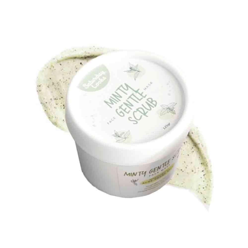 6 Saturday Looks Minty Gentle Scrub Face Mask