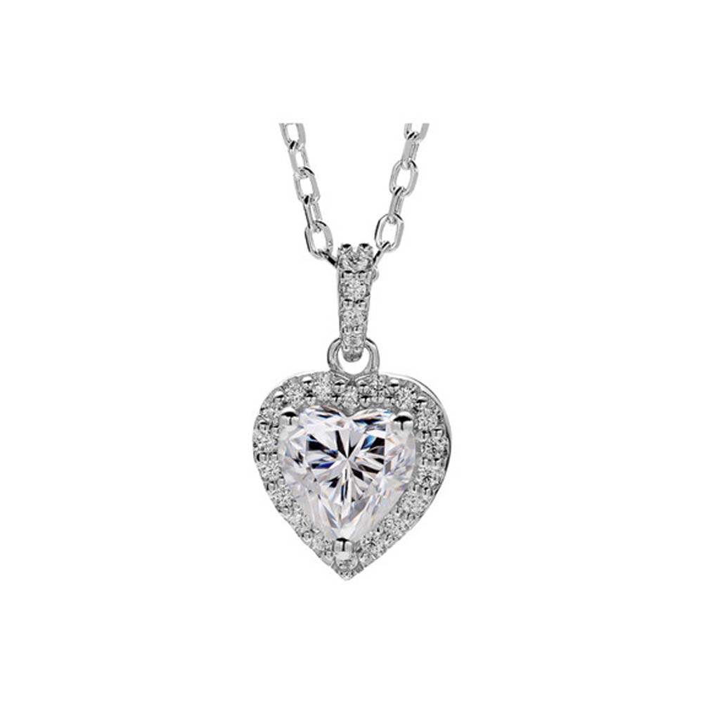 7 Luxoela Kalung Amora Halo Moissanite