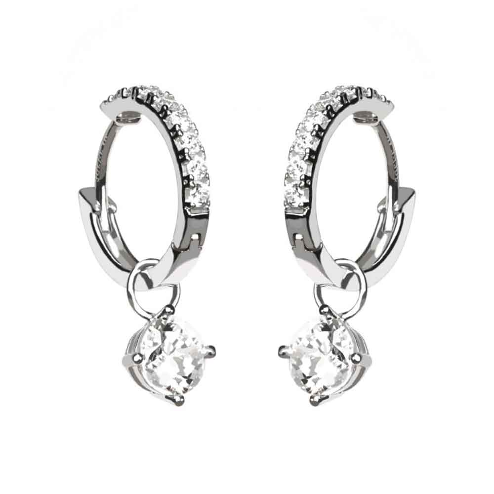 6 Juene Jewelry Round Hoops Earing The Shadows Collection