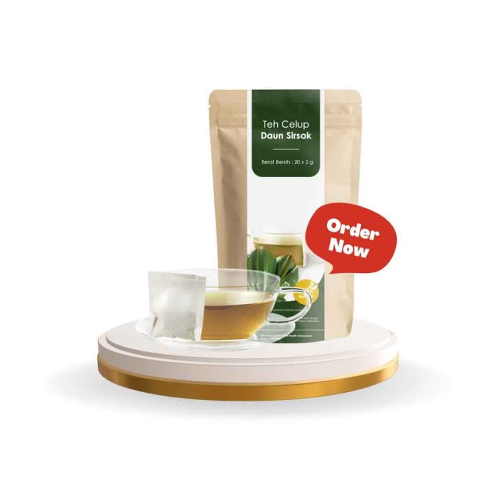 6 Mugo Teh Celup Daun Sirsak