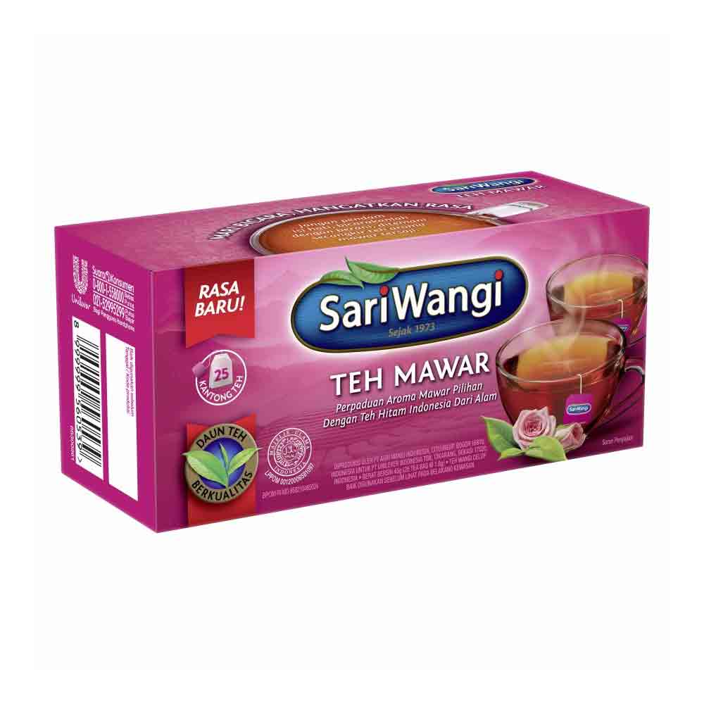 6 Sariwangi Teh Mawar