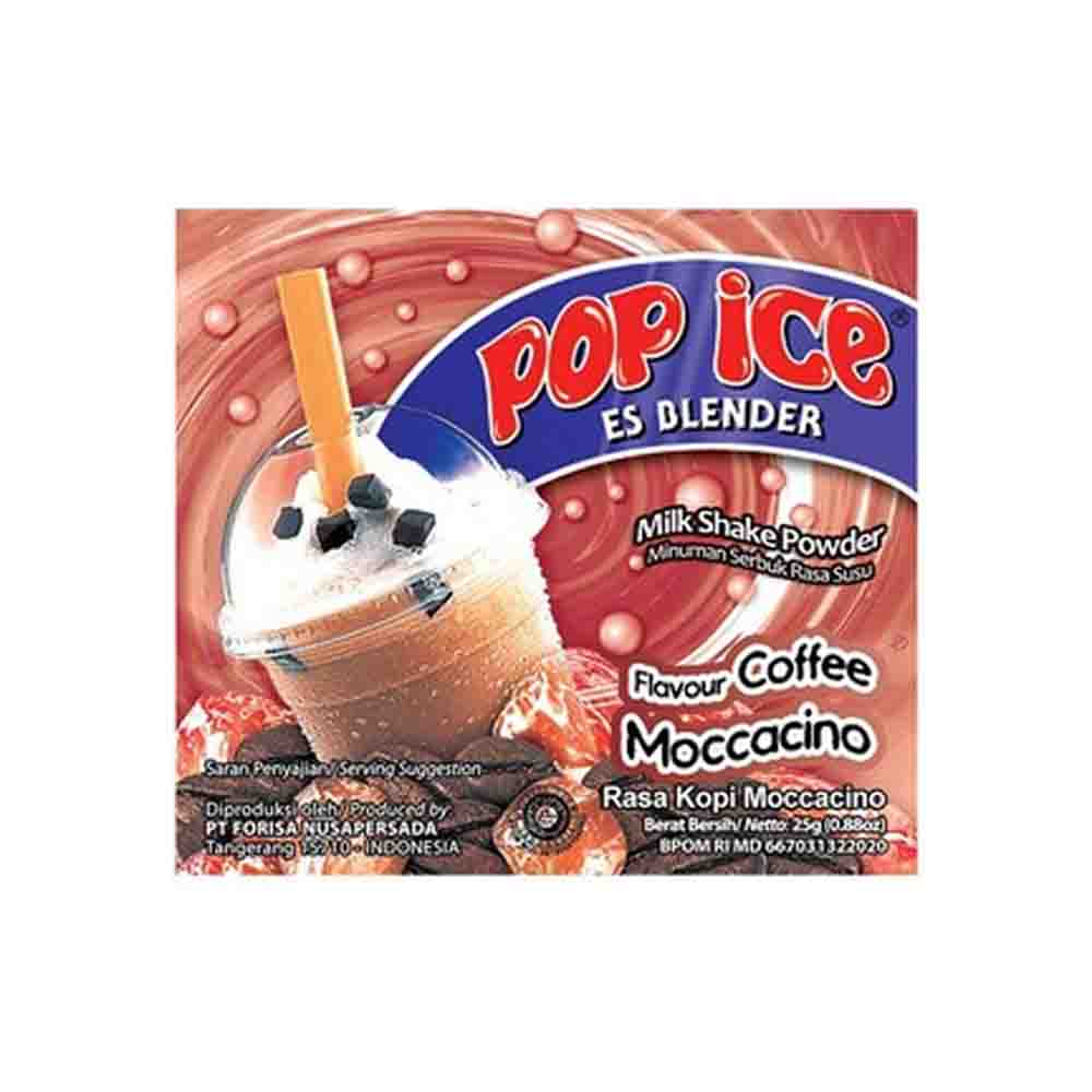 6 Pop Ice Milk Shake Powder Moccacino