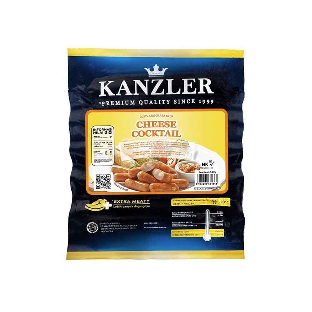 6 Kanzler Cheese Cocktail Sosis Ayam