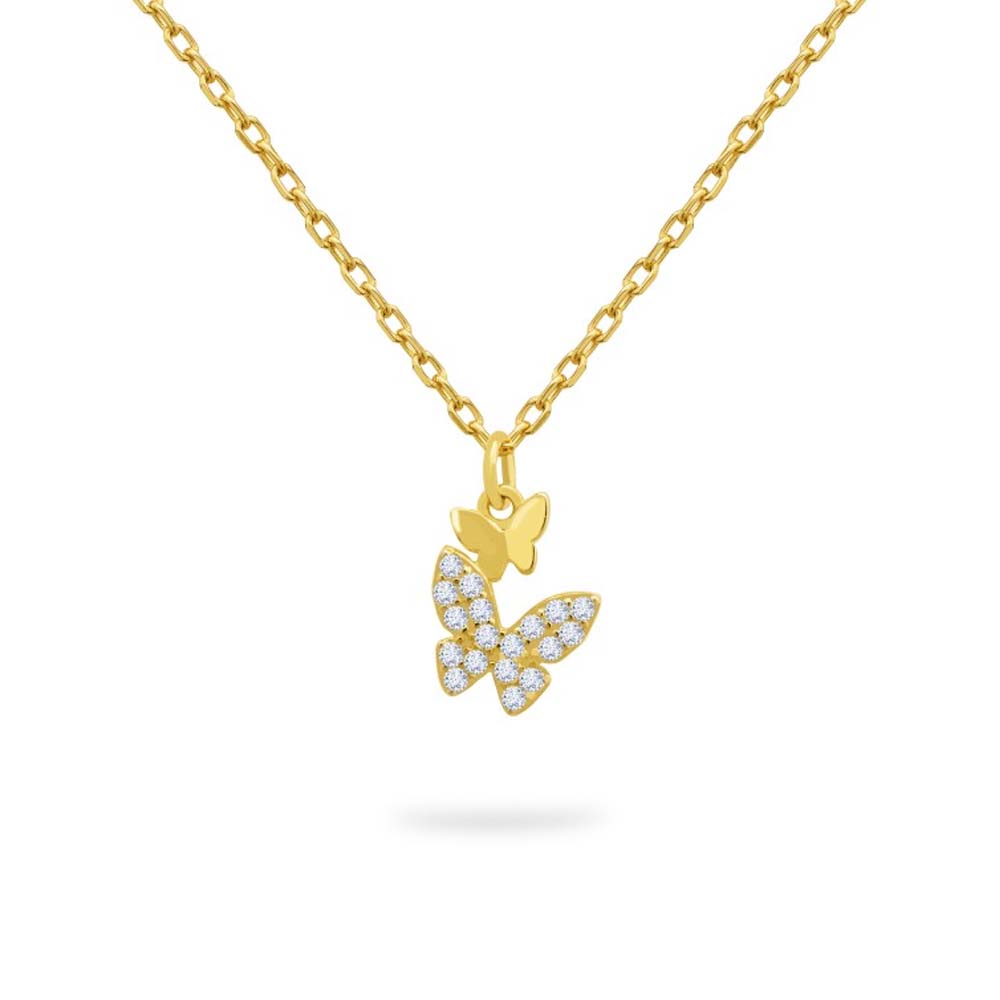 2 Dear Me Butterflies Necklace