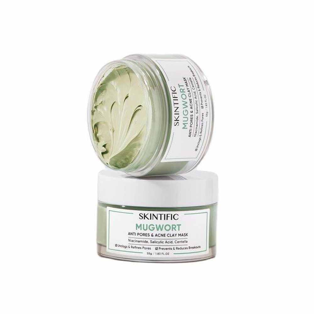 1 SKINTIFIC Mugwort Acne Clay Mask