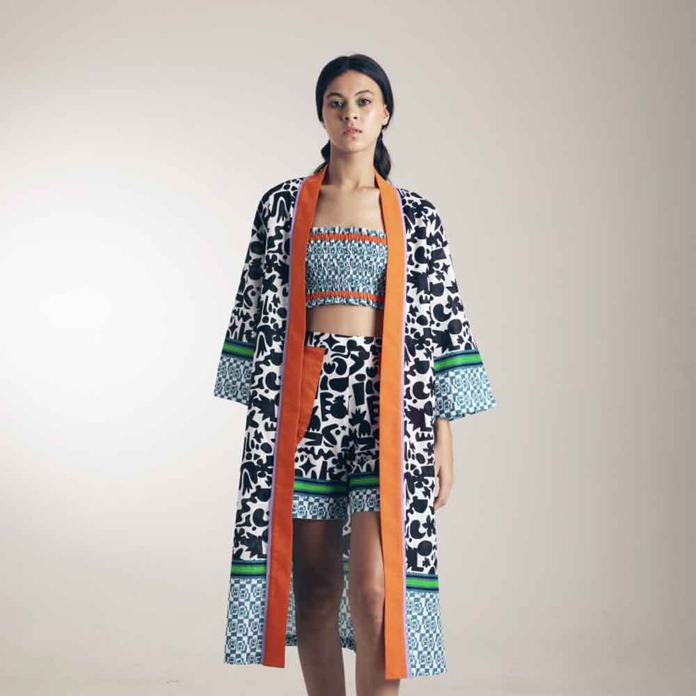4 Everyday Flo Kimono Doodle Sound of Colour