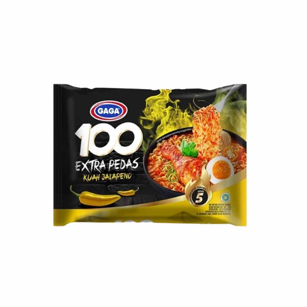 4 GAGA 100 Extra Pedas Kuah Jalapeno