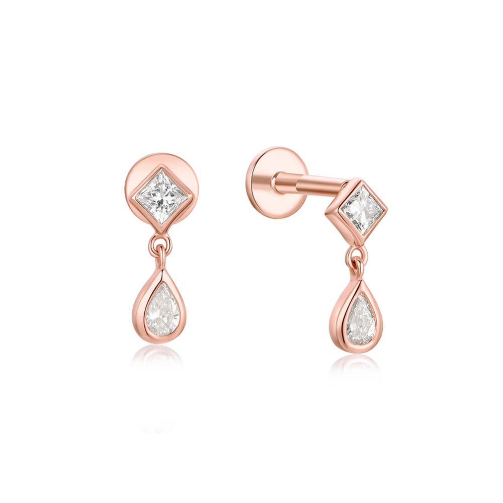 5 IsagoPrincess Pear Drop Anting