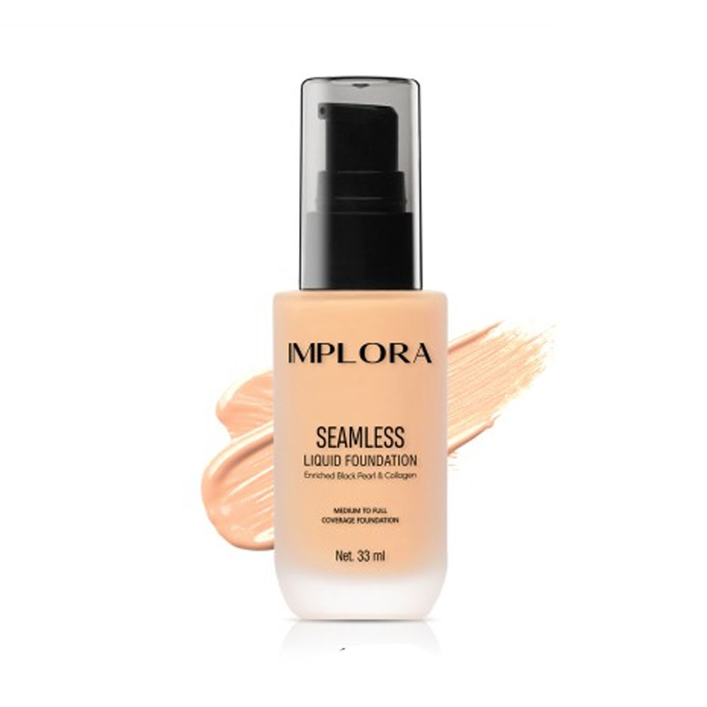 4 Implora Seamless Liquid Natural Foundation Ivory