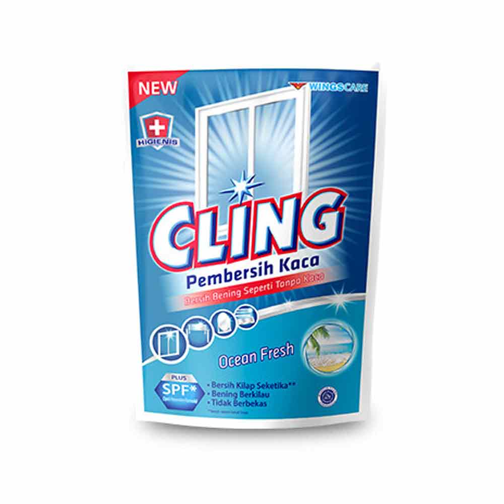 3 Cling Pembersih Kaca Ocean Fresh