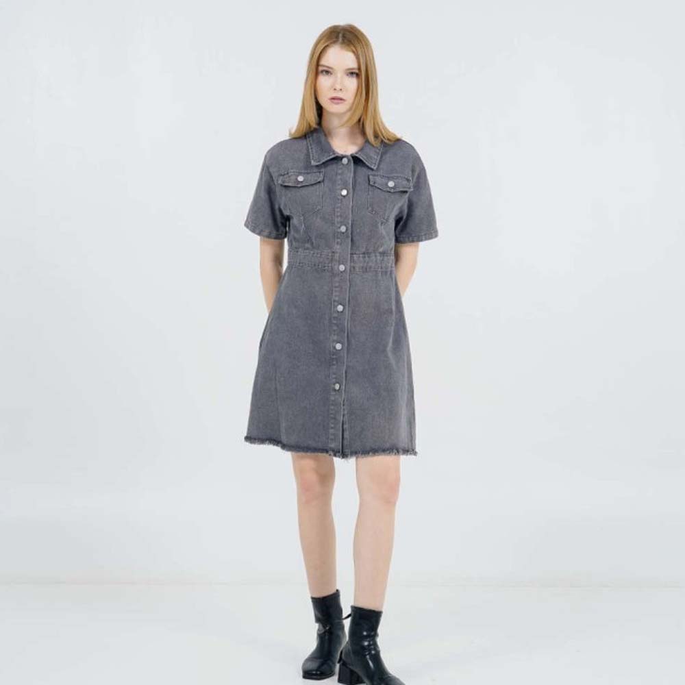 5 Denim Midi Dress